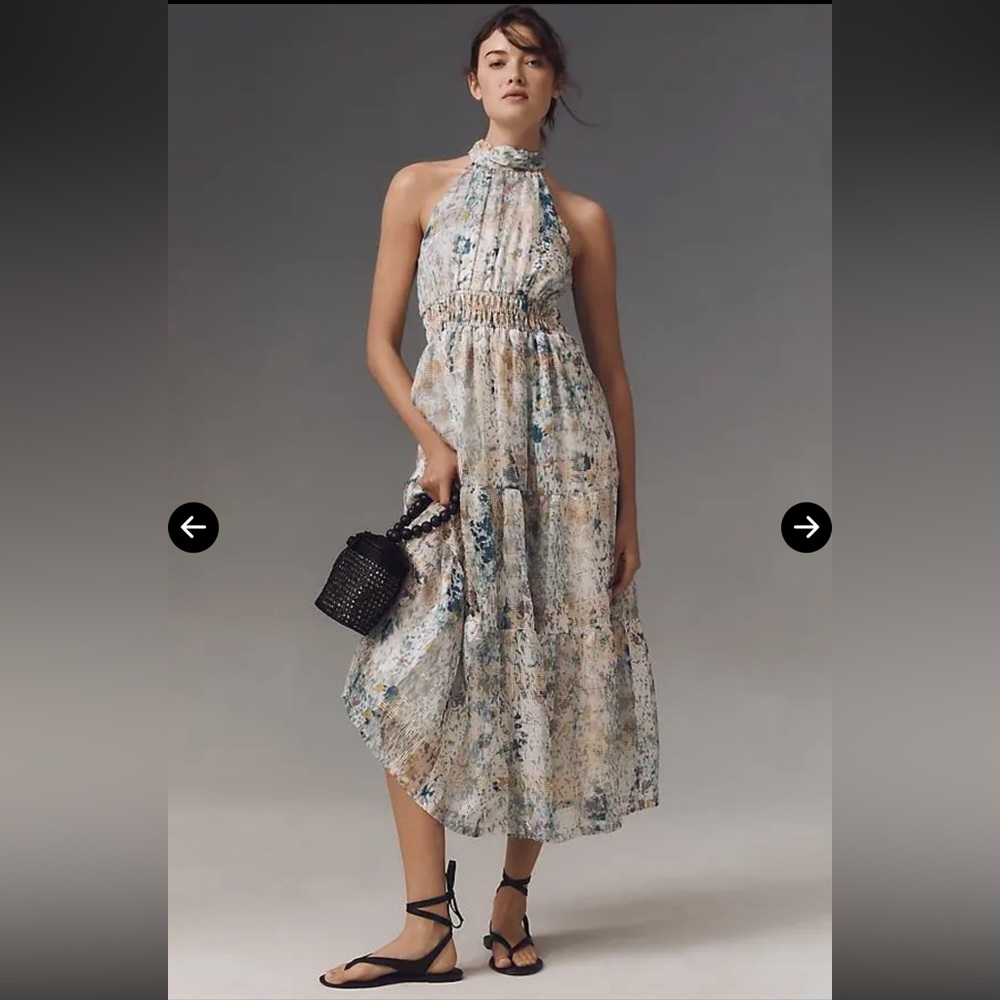NWT Somerset Maxi Dress: Halter Edition. Size L